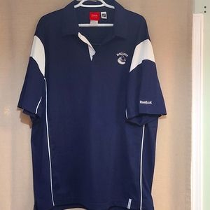 Vancouver Canucks Reebok golf shirt. Men's XL